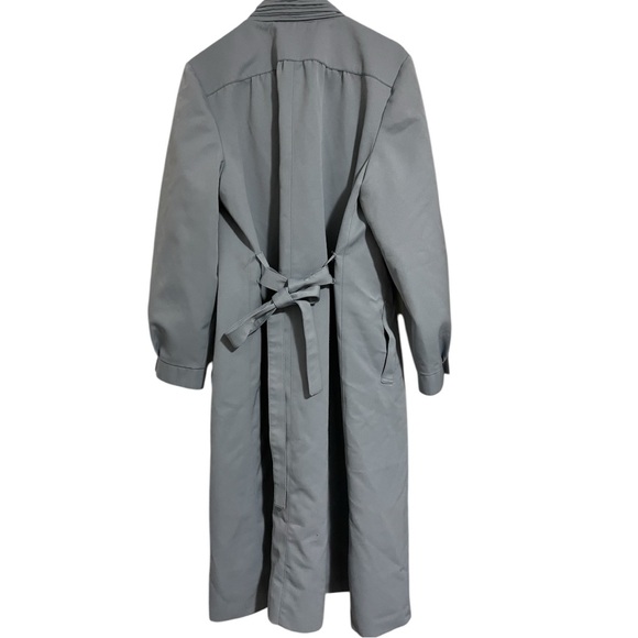 Vintage Forecaster of Boston Light Blue Trench Coat - Picture 4 of 8